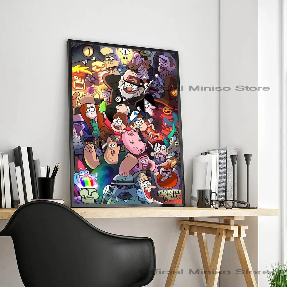 Clássico Gravity Creek Poster de Filme, Arte Auto-adesiva, Papel Adesivo  Impermeável, Café, Casa, Bar, Quarto, Decoração da Parede, 1pc - AliExpress, image size:1000x1000