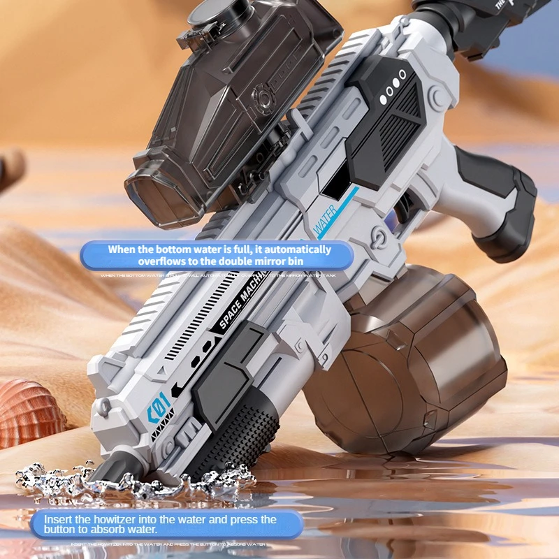Children Automatic Water Absorption Electric Water Gun Hand Self-integration High-pressure Watergun Summer Outdoor Toys for Kids 3