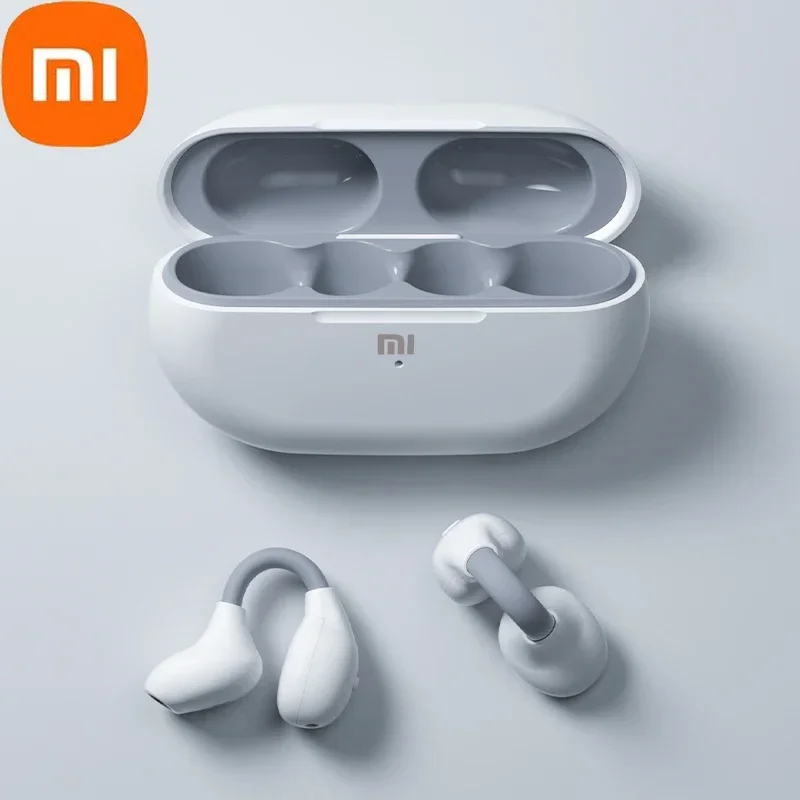 thumbnail image 1 of Auriculares inalámbricos Xiaomi con clip para la oreja, Bluetooth 5,3, auriculares deportivos de conducción ósea, auriculares impermeables con micrófono, 1 of 5