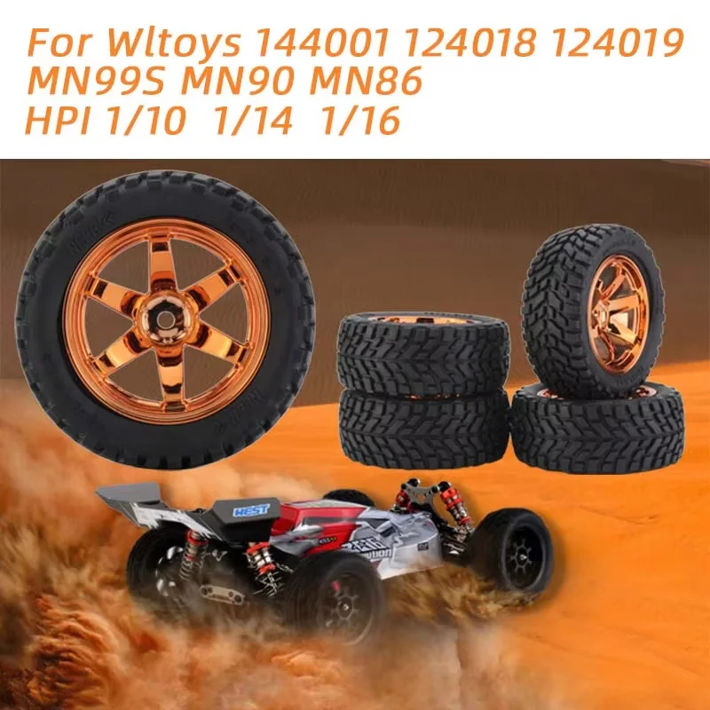 山岸WLtoys144011④＋パドルタイヤブラック①＋7.4V3800 オフロードバギー砂パドル、デザートホイールタイヤ、rc 1:7、1