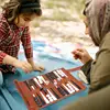 Backgammon Board Game Ourdoor Backgammon Sets For Adults Leather Board Games For Adults Board Games Logical Thinking Traditional 5