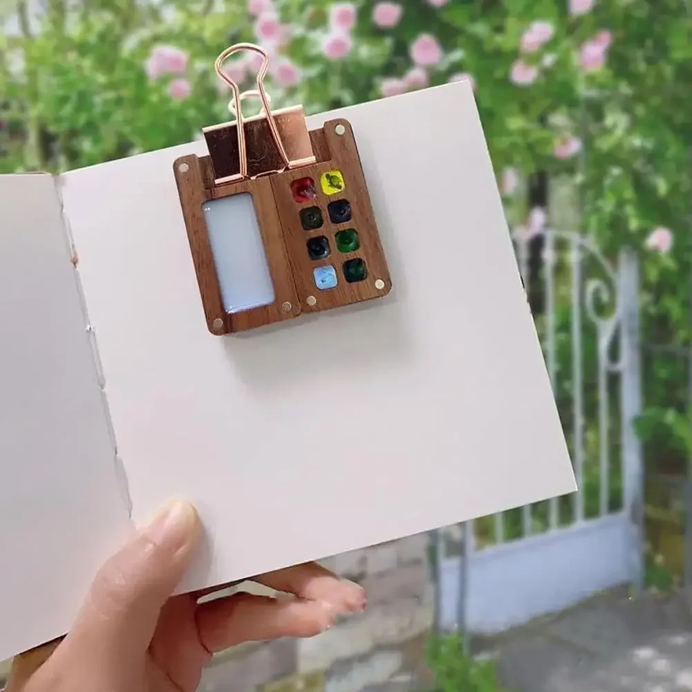 Portable Walnut Sketch Palette 5