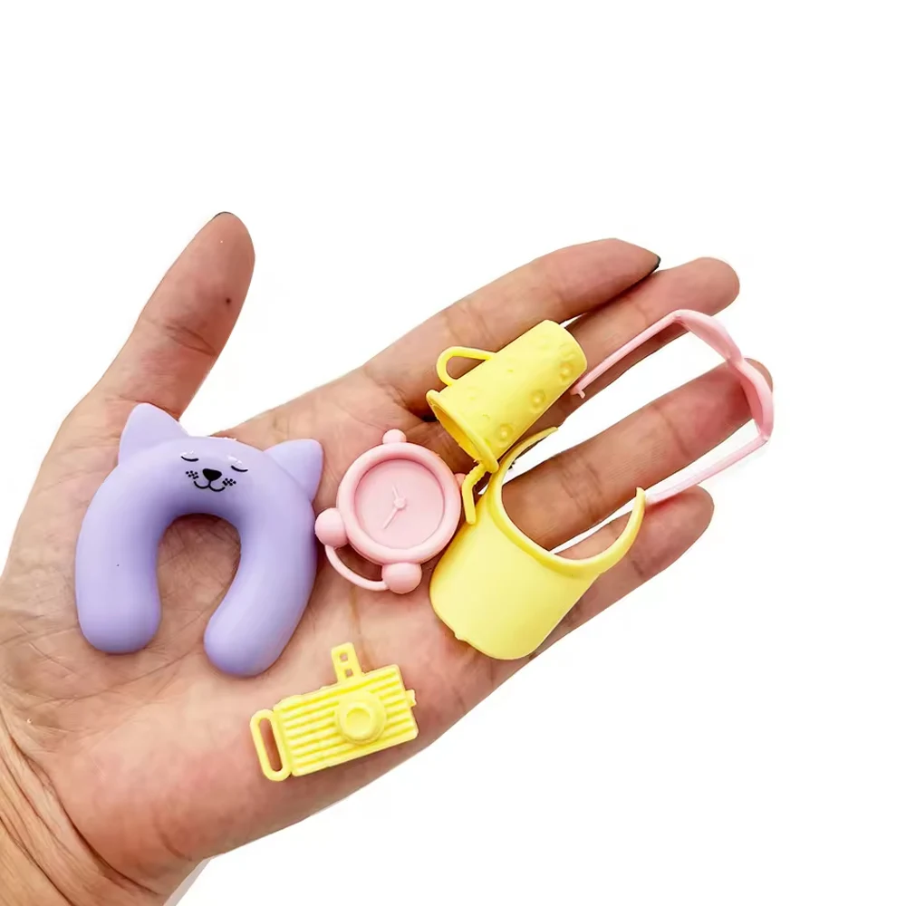 Charming Dollhouse Beach & Study Accessory Set