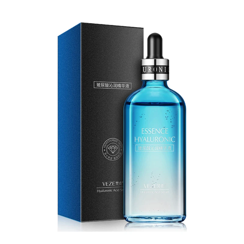 Sérum hydratant à l'acide hyaluronique pour le visage, essence de rétrécissement des pores, éclaircissant, lifting, soins de la peau, 100ml