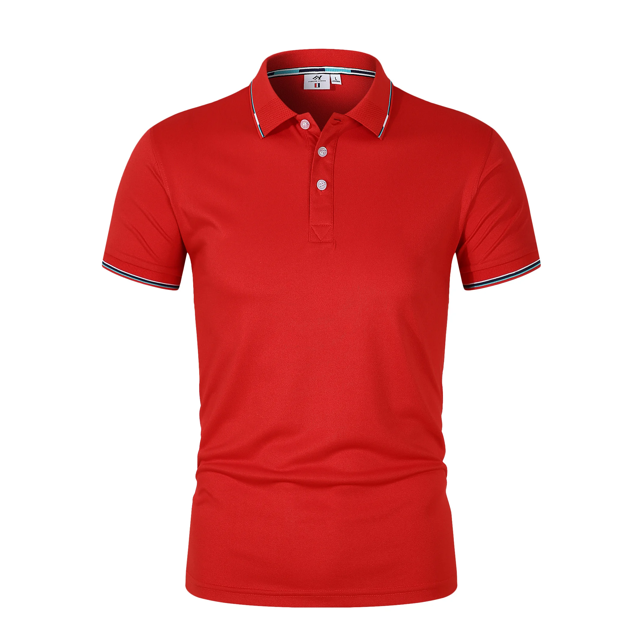 

Men's T-shirt Men's Short Sleeve New Summer Fashion Slim Fit Solid Color Polo Shirt Casual Business Sports Men's Golf Shirt