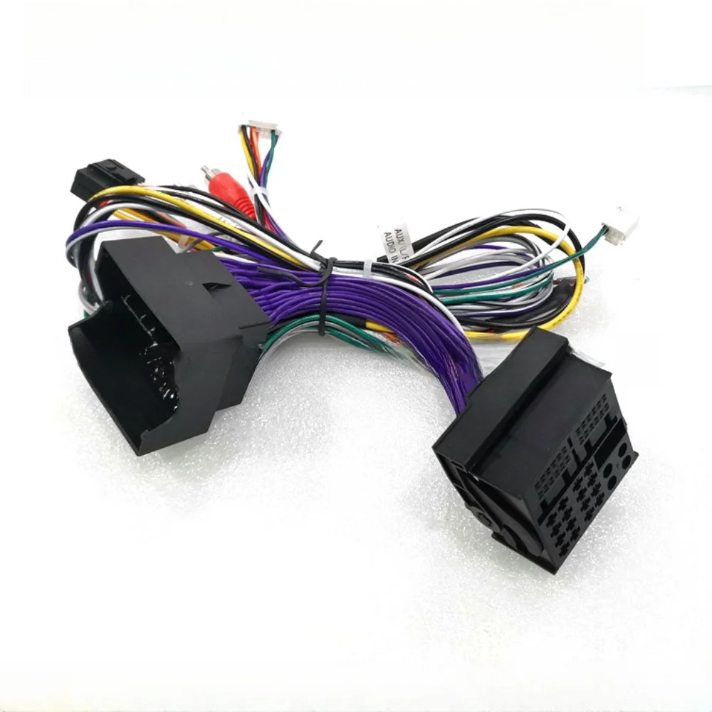Auto Stereo Audio 16PIN Android Power Wiring Harness Adapter Canbus Box Voor Peugeot 30082008 Citroen C4 C3 Xr C5 Ds6