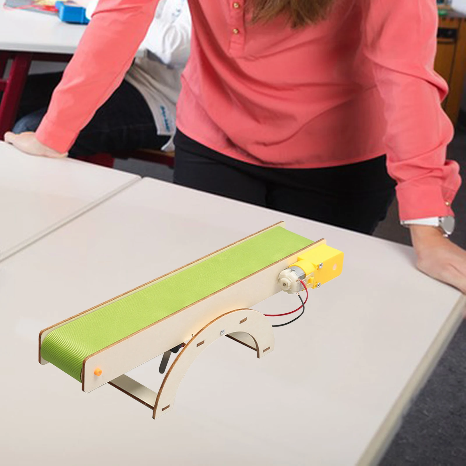 

Stem игрушки DIY самосборка ремесла хобби прочный 1 комплект поставки конвейерная лента научная фантастика для детей Школа семья