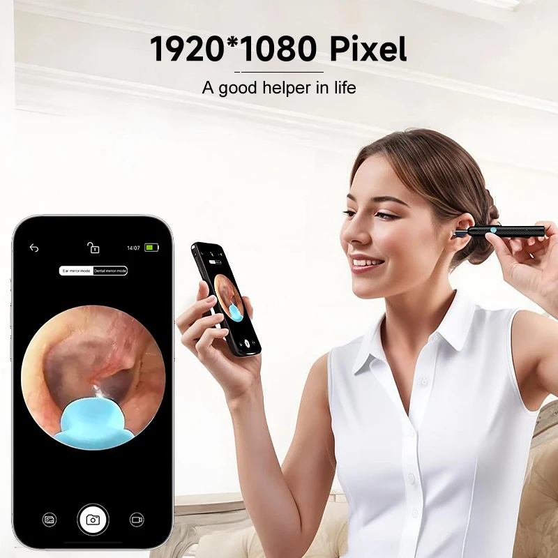 WIFI ־  ī޶ HD1080P 4.2MM EarPick   Ǭ   ûұ ð  ν  LED USB C 