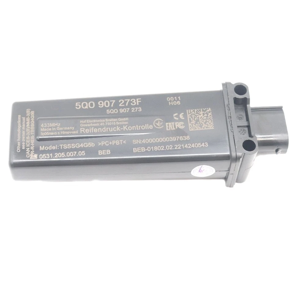 자동차 TPMS 타이어 압력 센서, 폭스바겐 MQB 폴로 비틀 골프 티구안 샤란 파사트 CC 아우디 A3 용, 5Q0907275F, 5Q0907273B