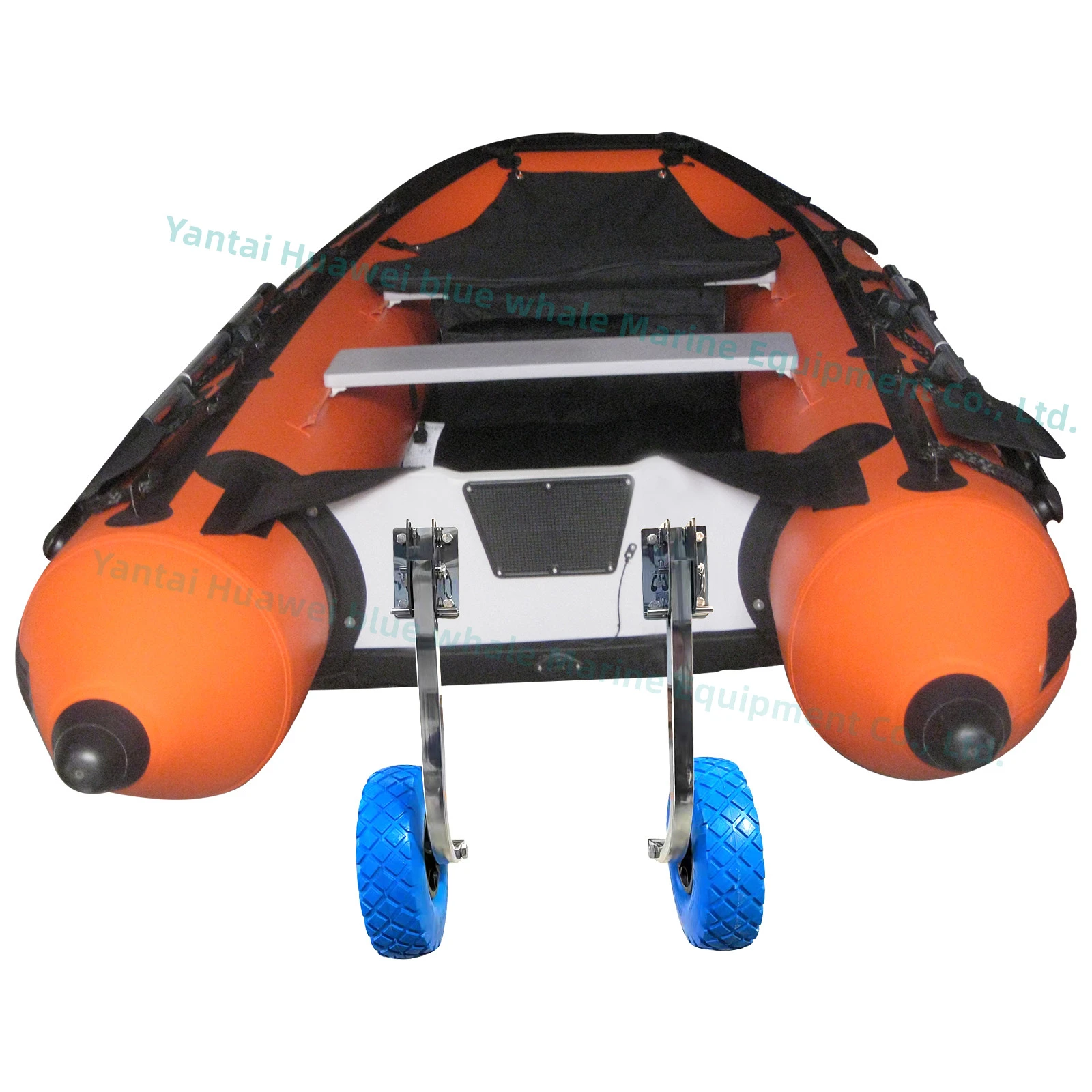 Inflatable Boat Launching Wheels Rubber Boat Stern Wheels Fishing Boat