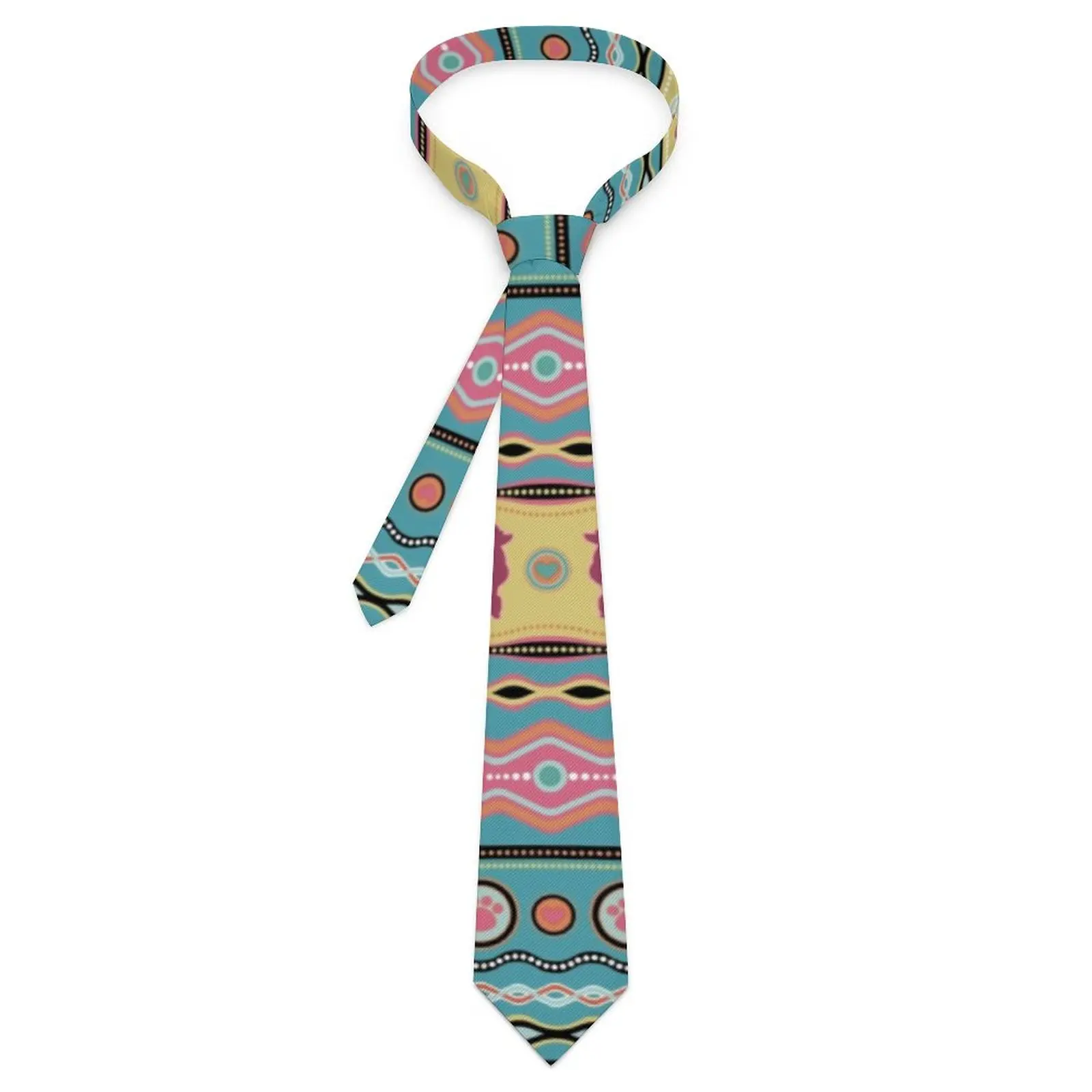 

Cute Poodle Tie Fun Colorful Retro Retro Trendy Neck Ties For Unisex Adult Business Great Quality Collar Tie Necktie Accessories