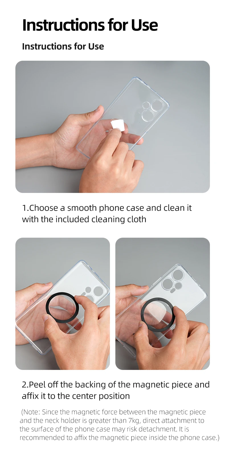TELESIN Magsafe Neck Holder Image 12