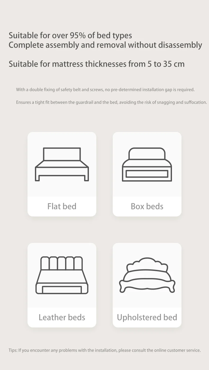 IMBABY 3-in-1 Baby-Beistellbett Tragbares Kinderbett Co-Sleeping für Babys im Bett mit Bettgitter für Twin-, Full- und Kingsize-Betten – Detail 15