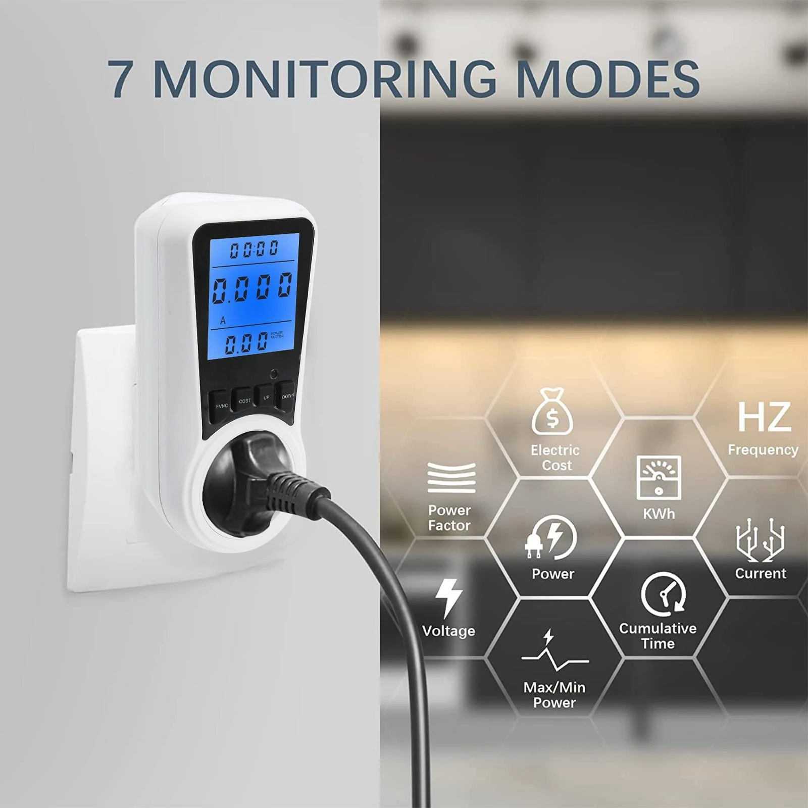 Memoriseren Ewell Belangrijk nieuws Electric Usage Monitor | Energy Meter Socket | Digitale Wattmeter | Power  Usage Meter - Energy Meters - Aliexpress