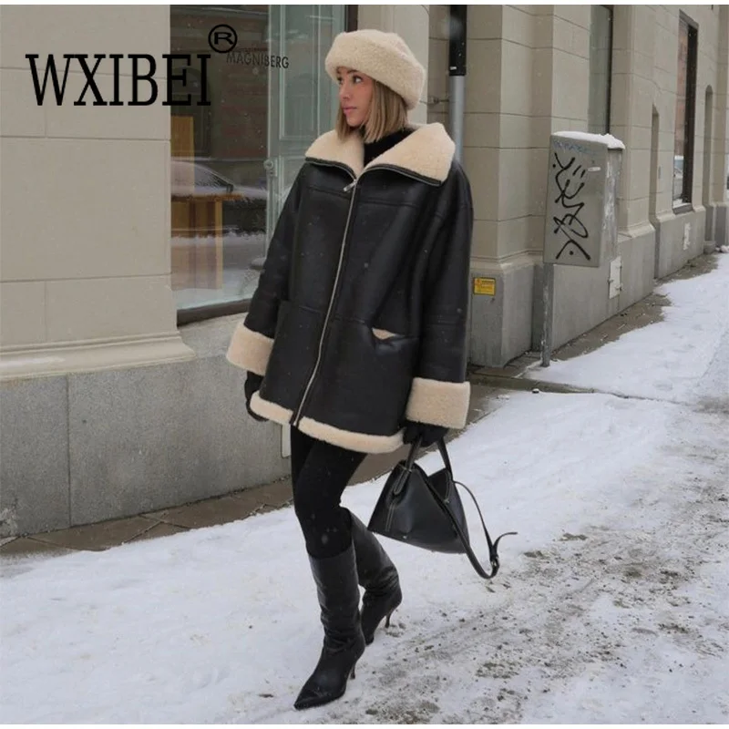 Рисунок 5 - Женское кожаное пальто WXIBEI
