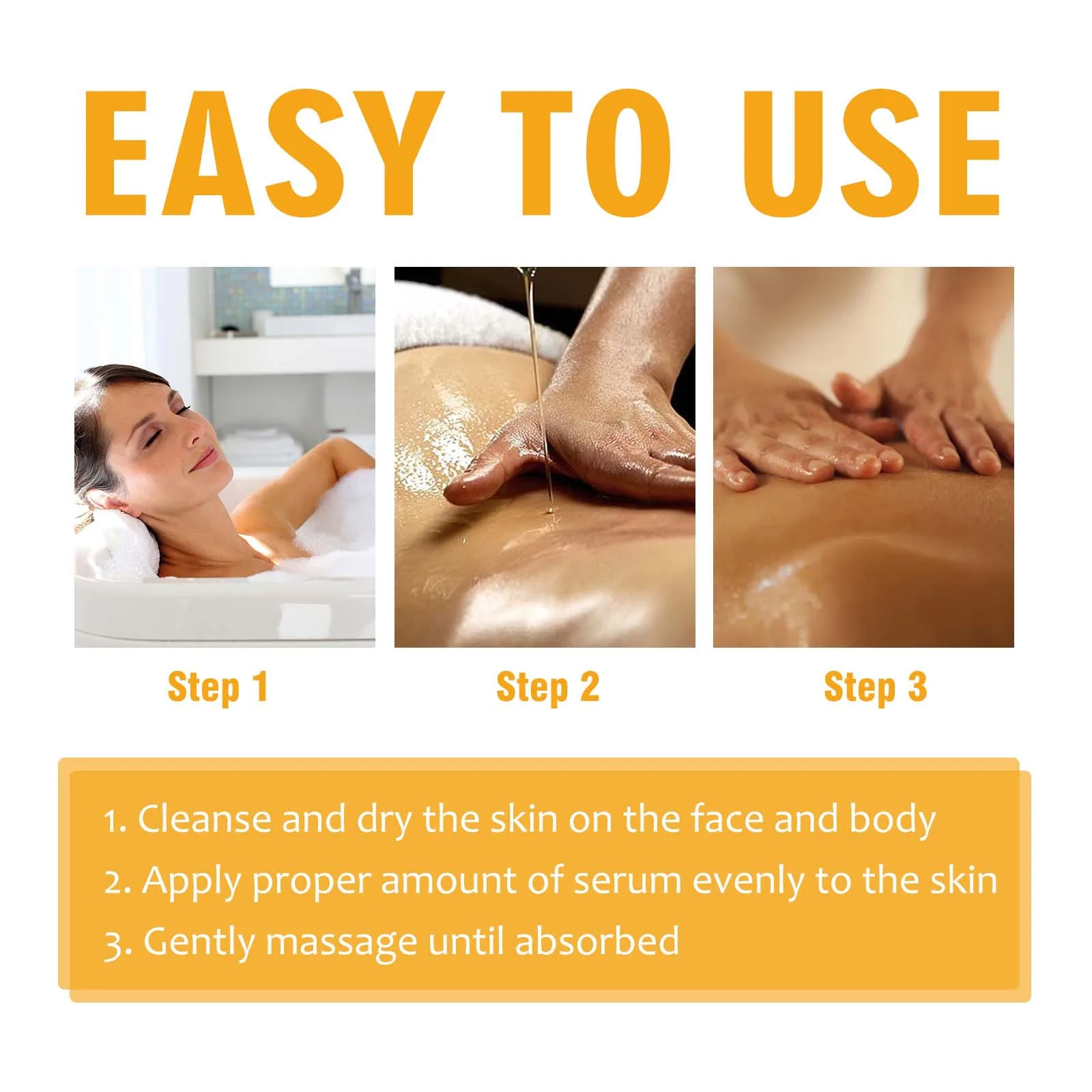 AHA Siero Sbiancante Per Il Corpo Macchie Idratanti Gomma Correttore Ridurre I Pori Riparazione Schiarire Il Corpo Viso Cura Della Pelle Idratante Viso Siero 6