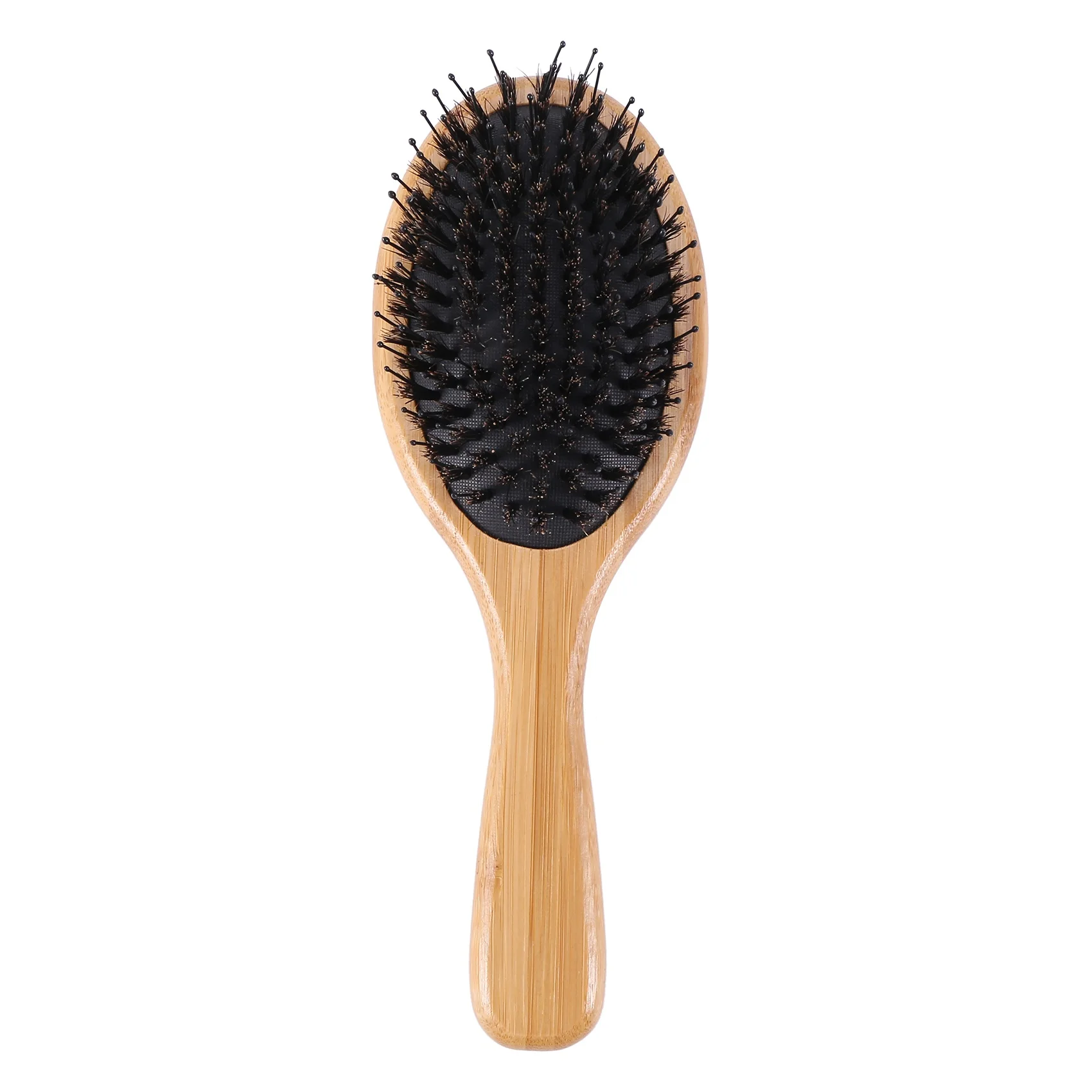 

Hair Brush Boar Bristle Hair Brush with Nylon Pins Bamboo Paddle Detangler Brush Detangling Adding Shine Brushes Daily Use fo