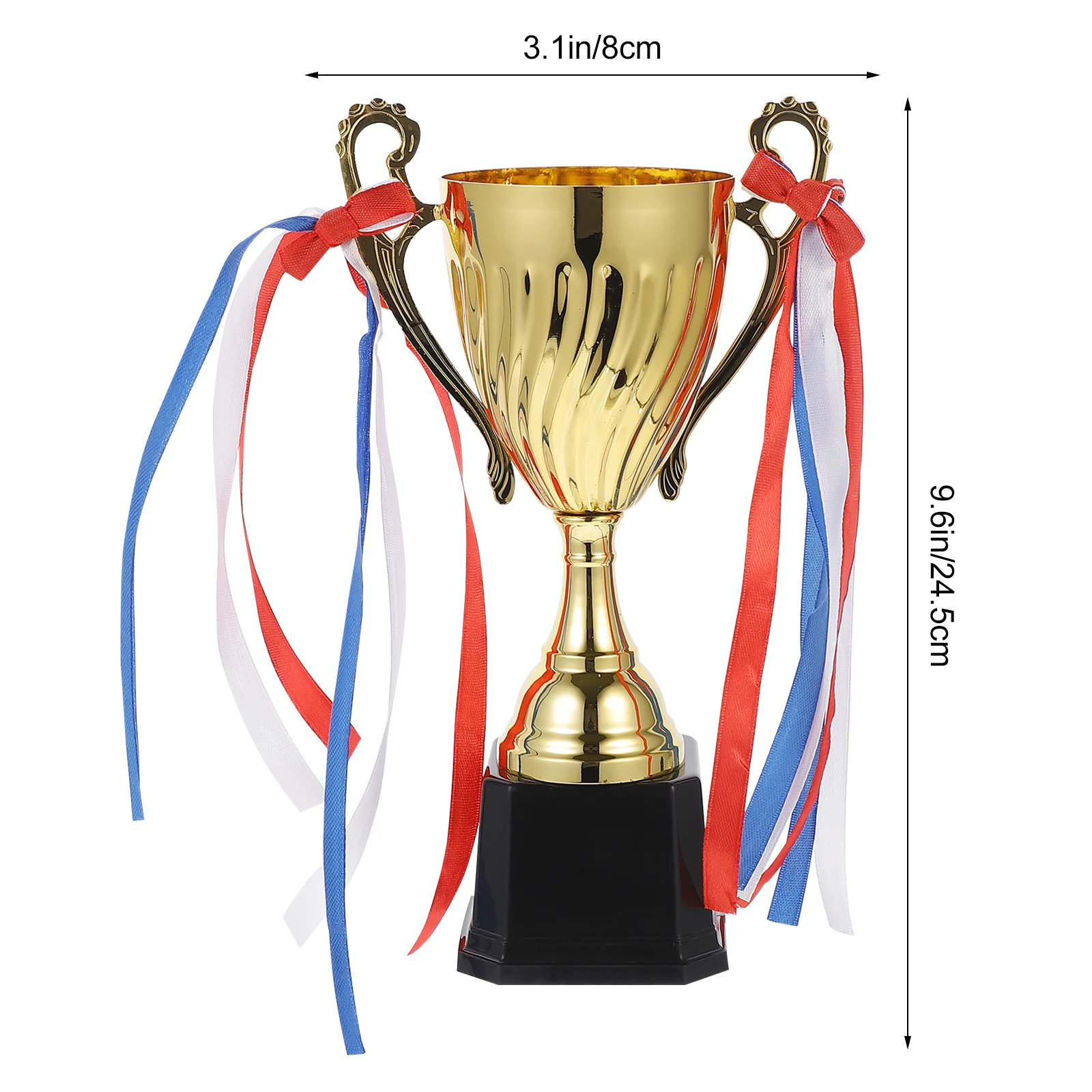 Honor Metal Trophy ���� Ʈ����, ���õ� �м�, ũ������Ƽ�� Ŭ���� �б� ��ʸ�Ʈ, ������ ��ġ Ʈ����, 8x8x24, 5cm, 1pc