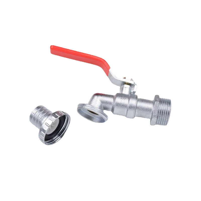 Outdoor Faucet with Spout 1/2-3/4inch Garden Washing Machine Zinc Alloy Single Control Antifreeze Faucet Hardware Accessories