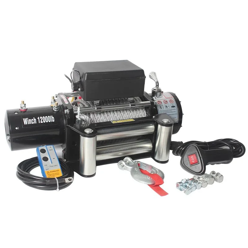 

Electric winch12V24V 3500 lbs vehicle self-rescue off-road winch off-road vehicle winch on-board crane