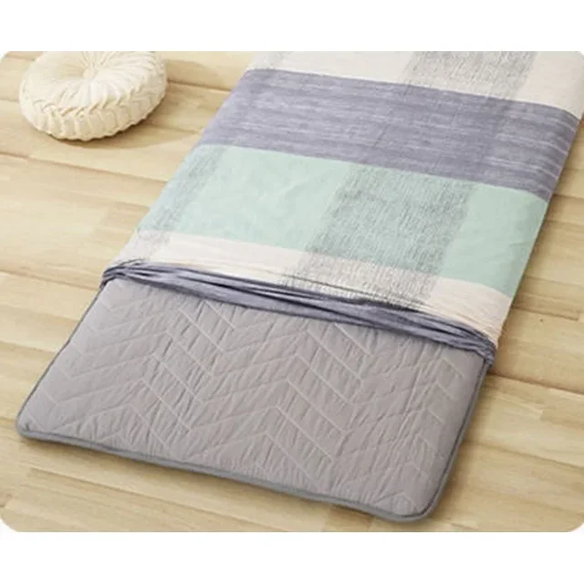 Fully Enclosed with Zipper Mattress Protector Cover Geometric Printed Baby Couple Single Double Bed Sheet Protection Pad 3