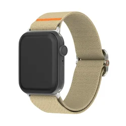 Stylish Braided Elastic Nylon Strap - 42 - 44 - 45 - 49 - S10 46mm (15 Stone color)