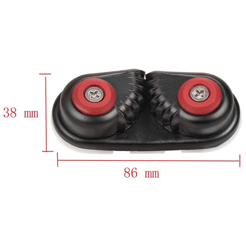 Boat Fairlead Cleat Ball Bearing Cleat with Leading Ring Marine Boat Sailing Sailboat Matic Fairlead Bearing Cam Cleat