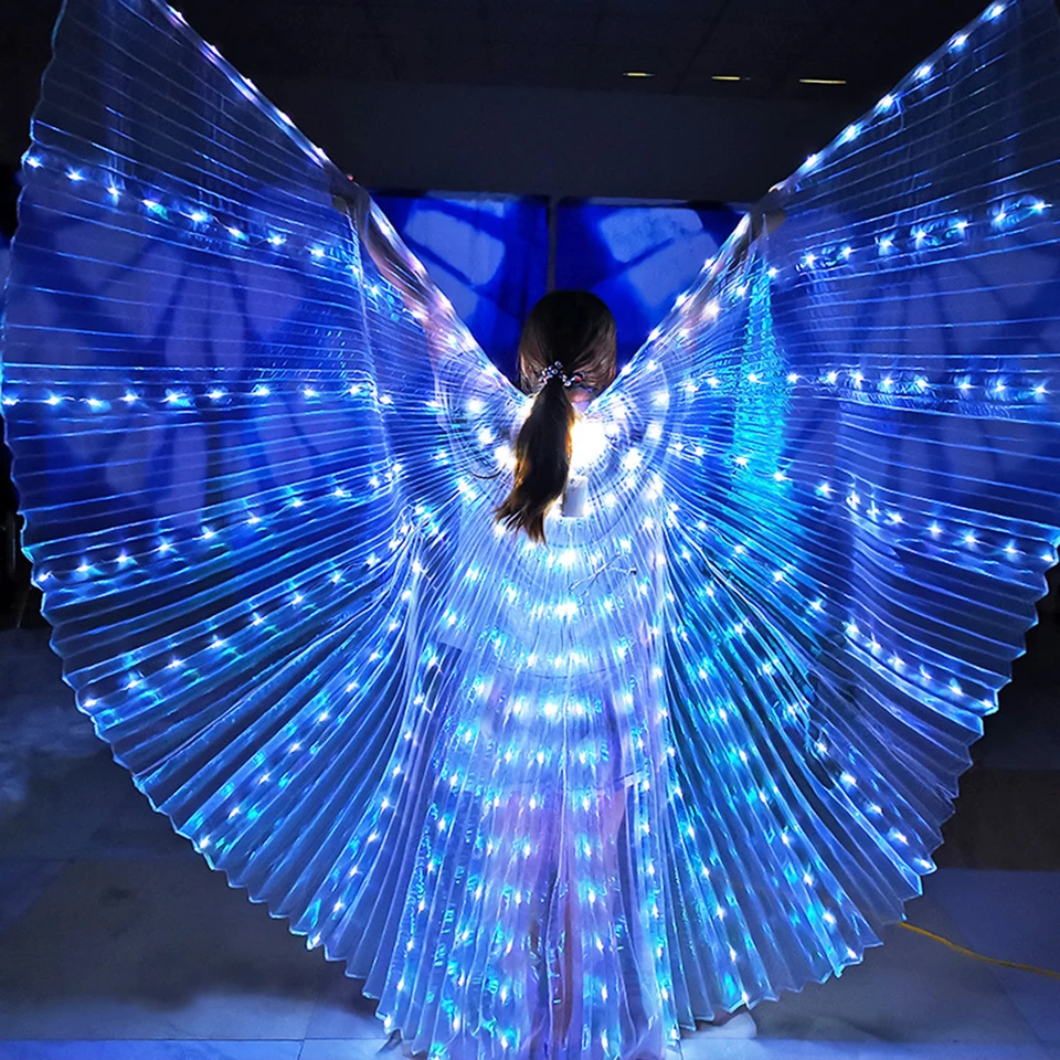 LED Luminous Butterfly Dance Wings for Belly Dance