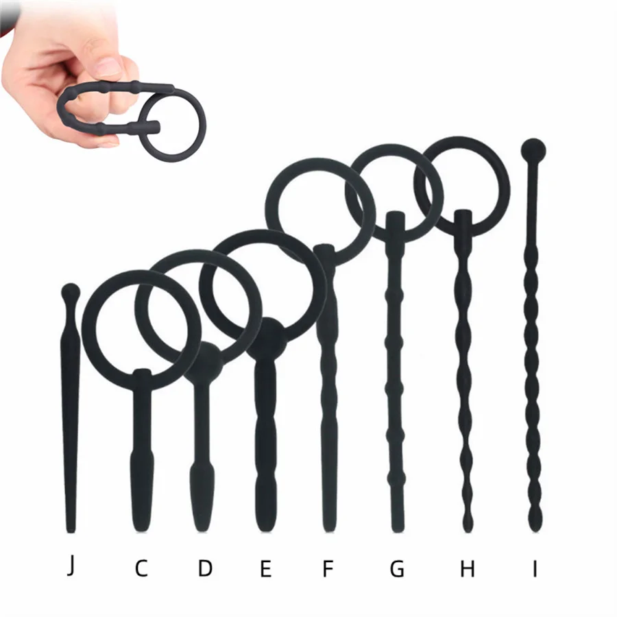 Urethra Catheter Sound Dilator Silicone Horse Eye Stimulator Urethral Plug Adult Sex Toy For Men-urethral dilator,silicone urethral dilator