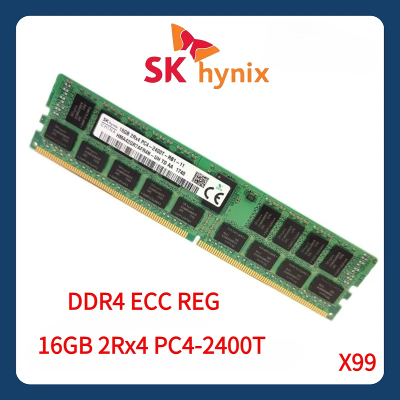 SKhynix DDR4 2400MHz 16GBx4枚 ECC RDIMM HYNIX 16GB DDR4 2400 ECC REG RDIMM 2Rx8 CL17 PC4-19200 1.2V