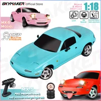 Skymaker LDRC LD1804 1/18 RC Drift Car MX5 2.4GHz RWD with ESP Gyroscope on-Road LED Lights Full Scale RC Cars Children Toy Gift 1