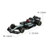 Bburago 1:43 Mercedes AMG 2024 W15 E Performance F1 Formula Car Die Cast Vehicles Collectible Model Racing Toys 2