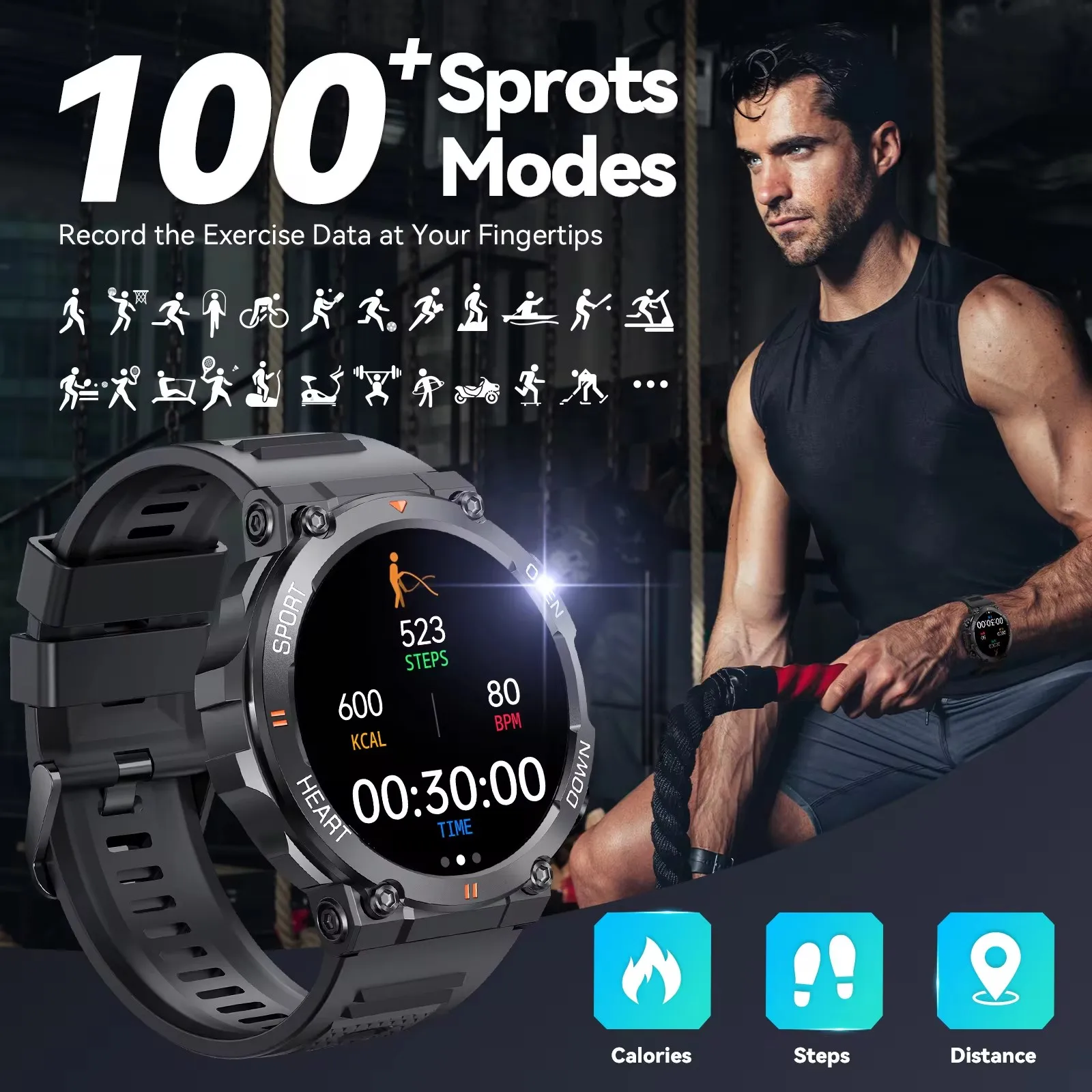 Smart Watch K56Pro Smart Watch 1.39 Inch HD Men Outdoor Sports Bluetooth Call Women Health Monitor Wristwatch Fitness Bracelet