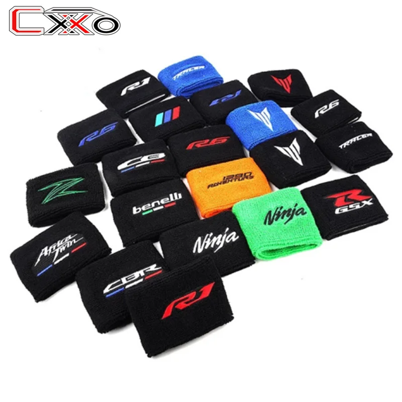 Front Brake Clutch Fluid Cover Reservoir Socks For Yamaha For Suzuki