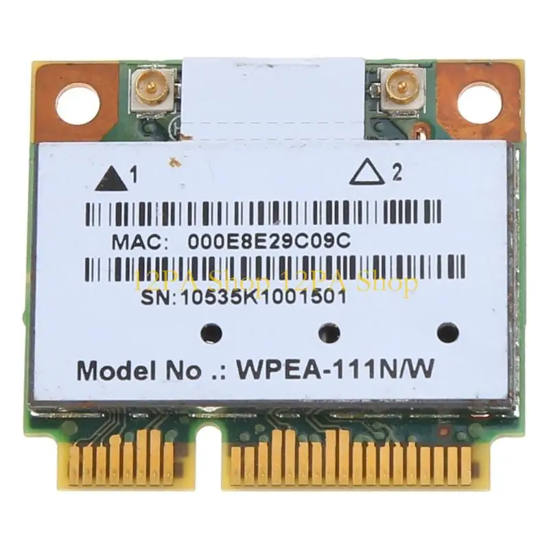 12PA Atheros AR9280 2.4G/ MINI PCI-E WIN10 용 듀얼 밴드 무선 네트워크 카드