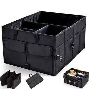 Big Capacity Car Trunk Organizer – Collapsible, Eco-Friendly, Durable Storage Box for Cars, Trucks, and SUVs 1