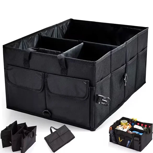 Big Capacity Car Trunk Organizer – Collapsible, Eco-Friendly, Durable Storage Box for Cars, Trucks, and SUVs 1
