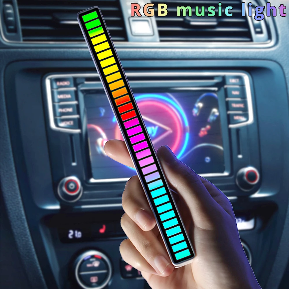 Kit D'éclairage Ambiant LED RGB Pour Voiture - Bande 6 M, Contrôle Par Appli - 16 Millions De Couleurs, Musique