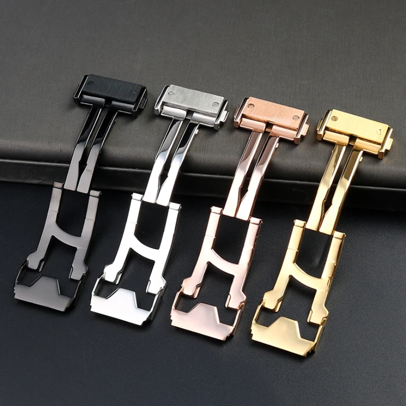 Per Hublot Fusion Classic Big Bang Watch Chiusura Pieghevole 18 22Mm Fibbia In Acciaio Inossidabile Accessori Per Cinturini In Gomma In Pelle Con Stru