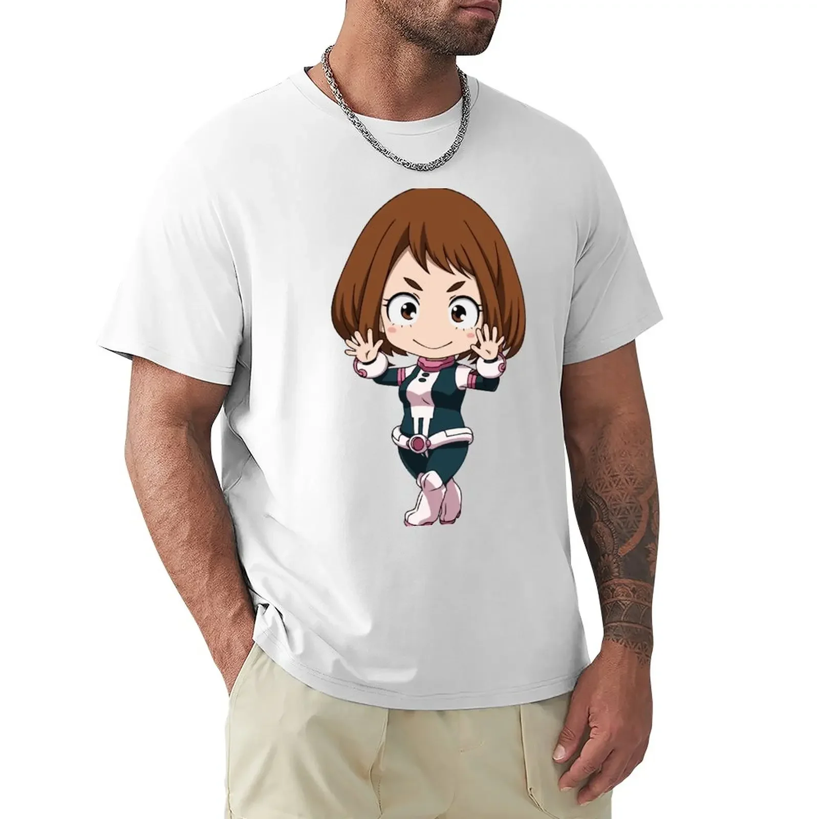 

Chibi Ururaka T-Shirt boys whites summer top vintage t shirts for men cotton
