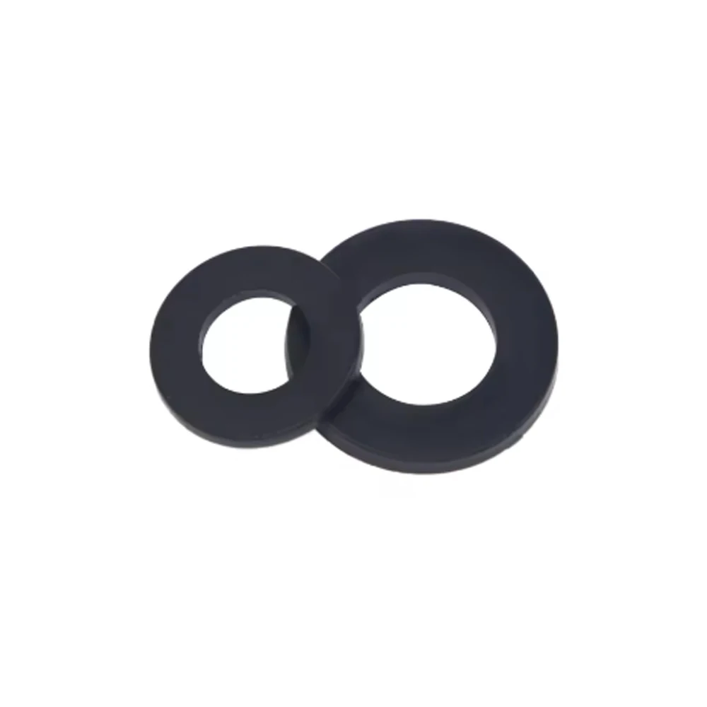 500PCS 8 Sizes M2-M10 Black Nylon Flat Washers Assortment kit M2 M2.5 M3 M4 M5 M6 M8 M10 Plane Spacer Insulation Gasket Ring nylon washers
