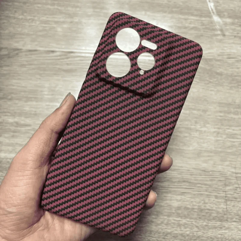 Stylish Carbon Fiber Texture Shockproof Bumper Case