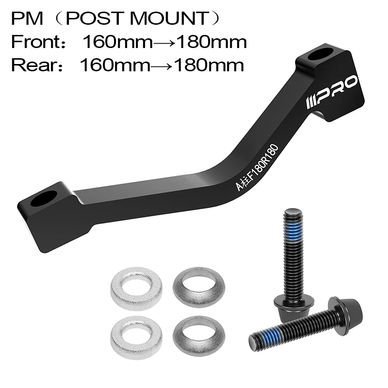 Bicycle Disc Brake Rotors Adapter 140mm 180mm 203mm Front Rear Caliper Adapt Alu