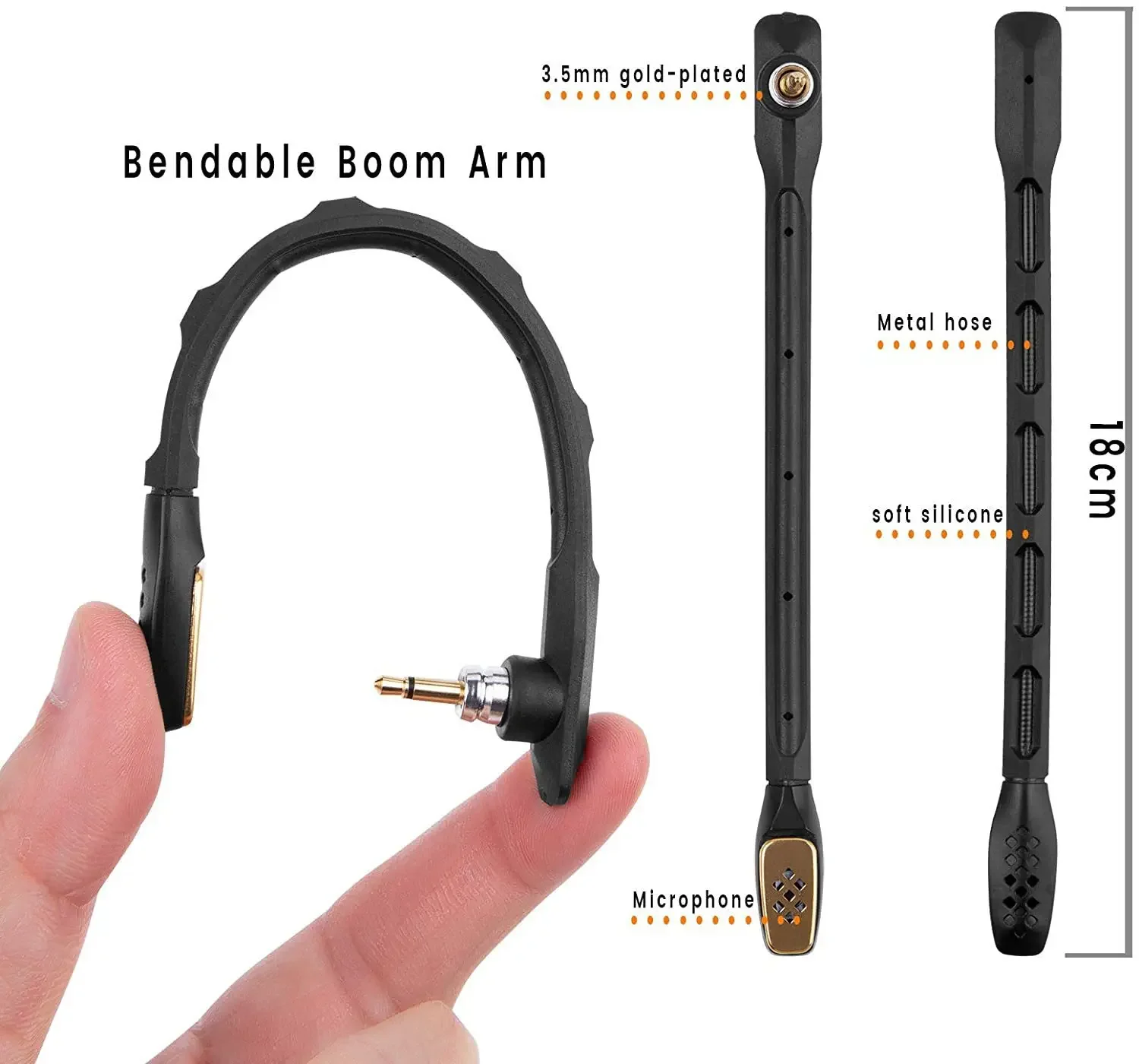 Replacement Game Noise Reduction Mic Microphone for Logitech- Astro A40 Gaming Headsets Headphones Repair Parts