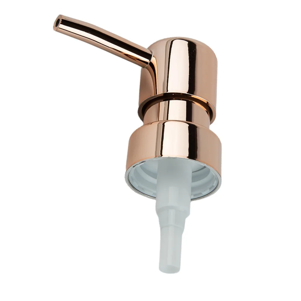 1set Soap Pump Liquid Pump Head Lotion Dispenser Head Round Head 28 Thread Bath Bottle Press Nozzle ABS Lotion Pump Head 6