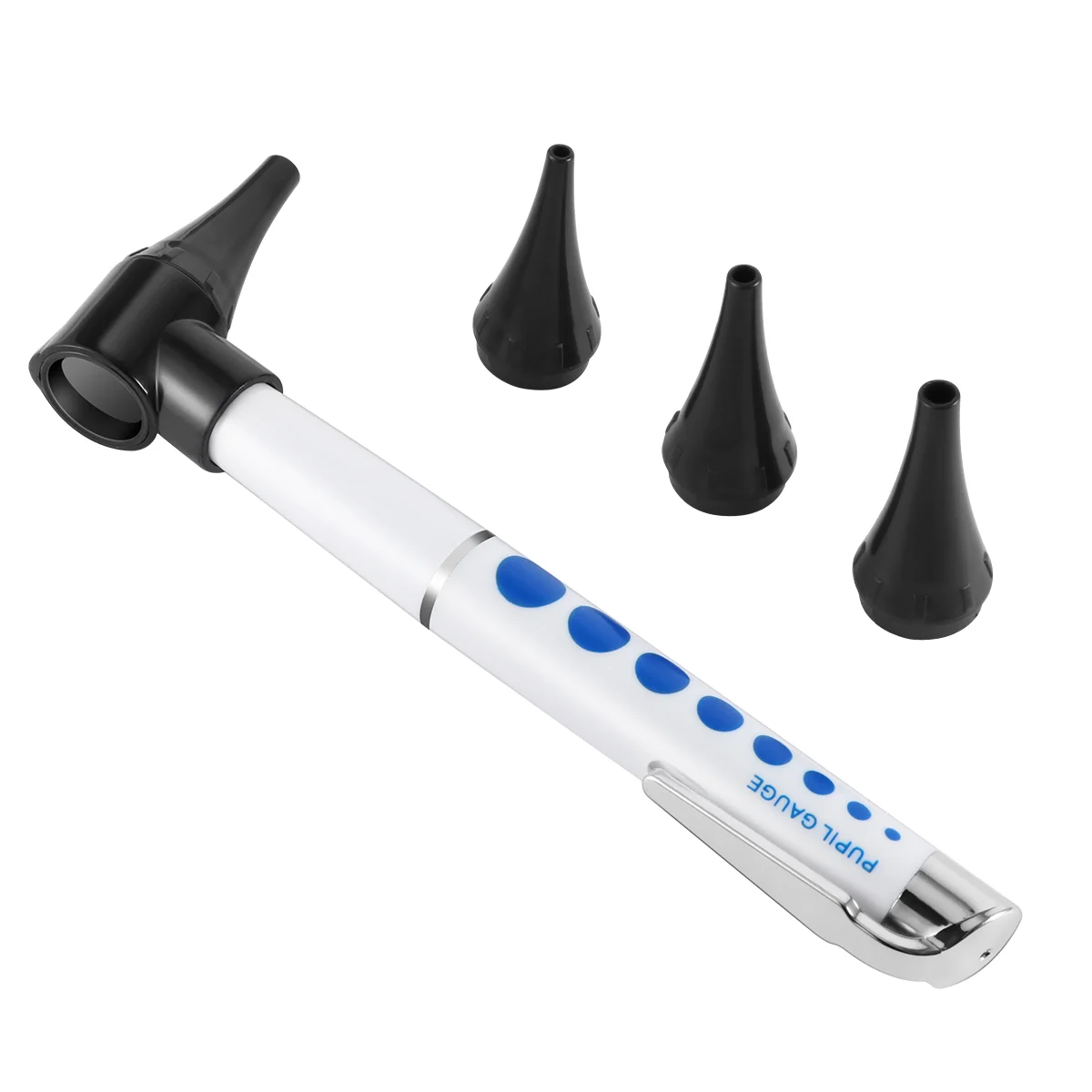 Lighted Ear Cleaner Clinical Pen Otoscope Physician Otoscope  Optic Digital Otoscope Nurse with Clip Light Ear Otoscope