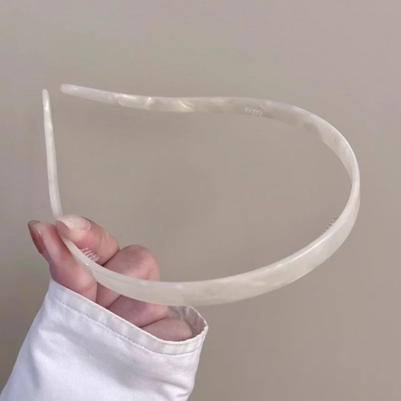 1 Damen-Haarschmuck mit nicht klemmende Ohrknochen, Essigsäure-Stirnband, Stirnband, High-End-Haarband für Mädchen, 2024, neuer Sommer, elegant – Detail 6