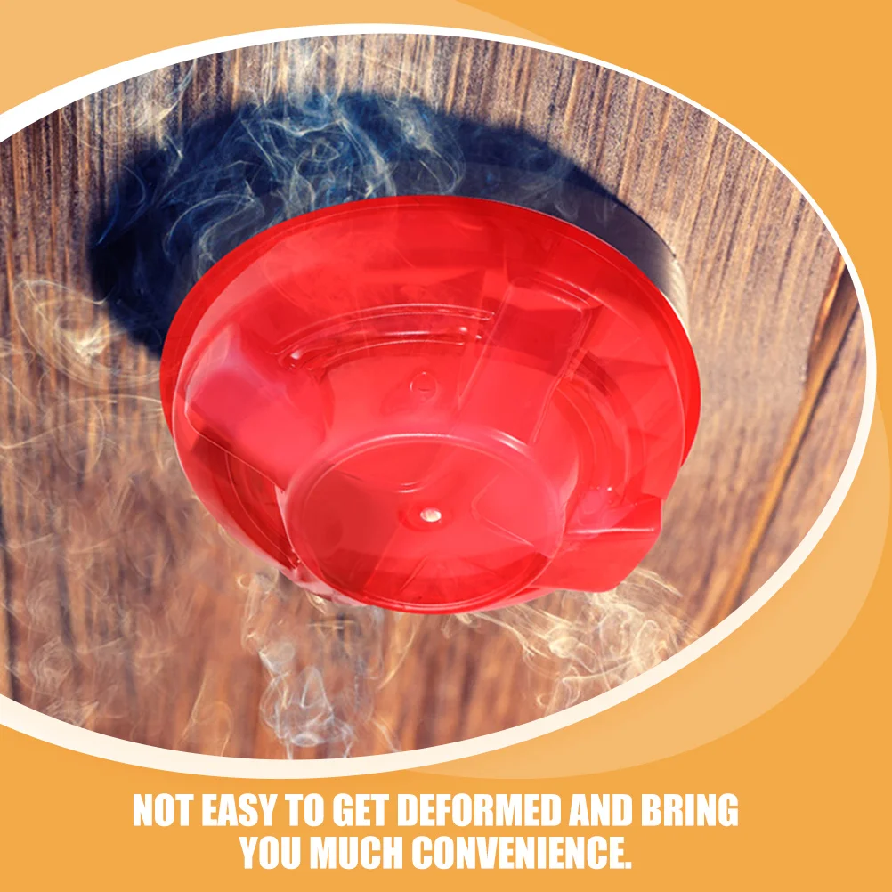 2 Pcs Smoke Dust Cover Protector for Kitchen Baking Fryer Plastic Smokes Alarm Cover Extends Lifespan Prevents Dust
