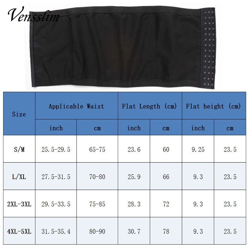 Mens Abdomen Reducer Waist Trainer Sauna Body Shaper Workout Sweat Cincher Belt Tummy Shapewear Sports Sheath Corset
