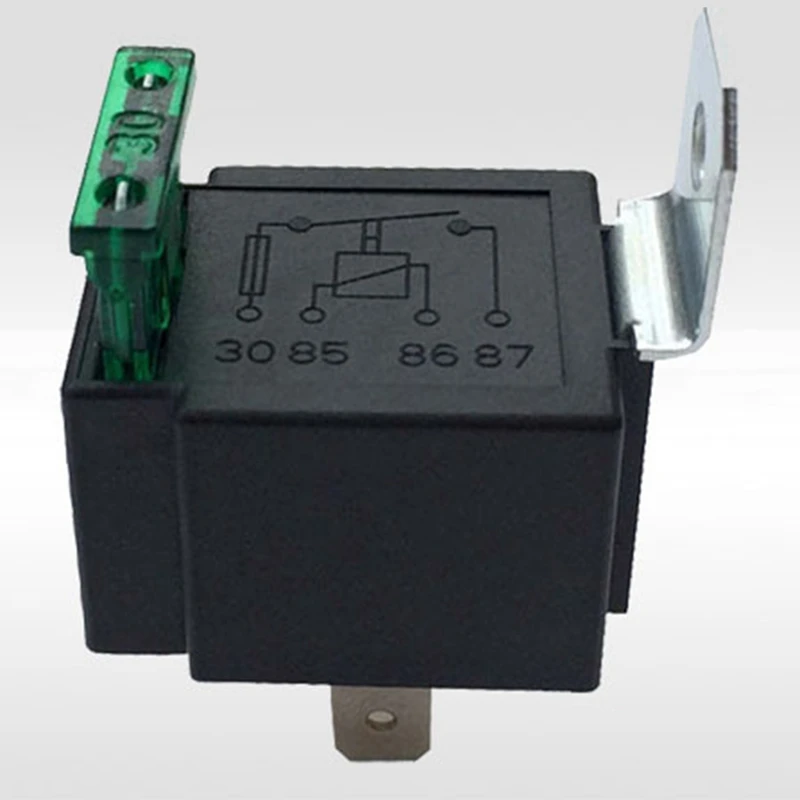 퓨즈 포함 자동차 릴레이, 코일 전압 VFSA30 DC12V 릴레이, 4 핀 12V/30A, 5 개